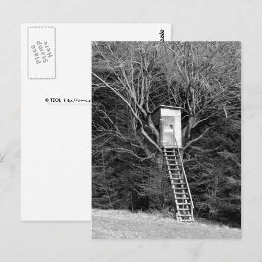 De Stoel van de jager Briefkaart (Voorkant / Achterkant)