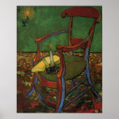 De Stoel van Paul Gauguin door Vincent van Gogh Poster (Voorkant)