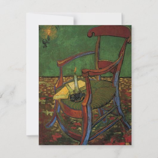 De Stoel van Paul Gauguin van Vincent van Gogh (Voorkant)
