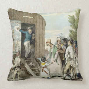 De stoelen: Het Show, c.1821 (kleurenlitho) Kussen