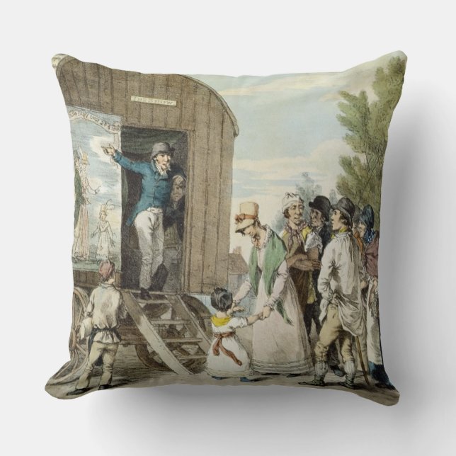 De stoelen: Het Show, c.1821 (kleurenlitho) Kussen (Voorkant)
