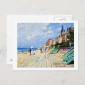 De stoep in Trouville Claude Monet Briefkaart (Voorkant / Achterkant)
