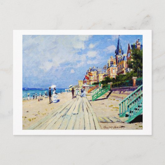 De stoep in Trouville Claude Monet Briefkaart (Voorkant)