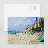 De stoep in Trouville Claude Monet Briefkaart (Voorkant / Achterkant)