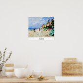 De stoep in Trouville Claude Monet Poster (Keuken)