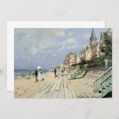 De stoep in Trouville door Claude Monet (Voorkant / Achterkant)