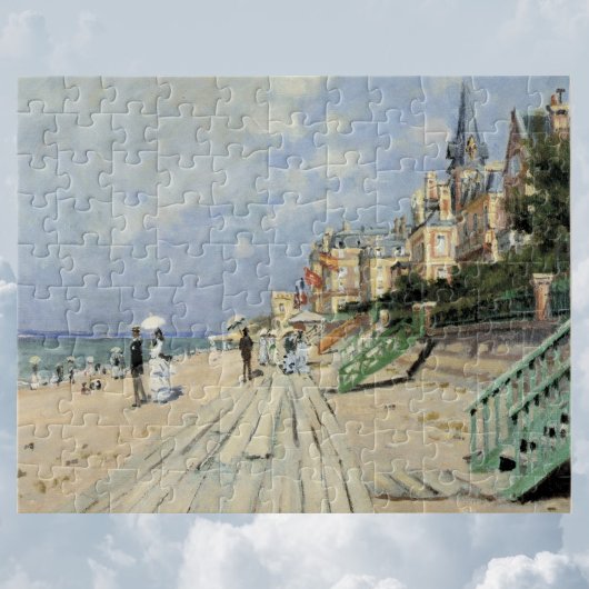 De stoep in Trouville door Claude Monet Legpuzzel