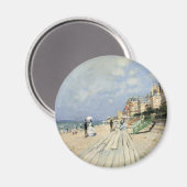 De stoep in Trouville door Claude Monet Magneet (Voorkant / Achterkant)