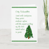 De Stoepen van de stad Feestdagen Kaart (Voorkant)