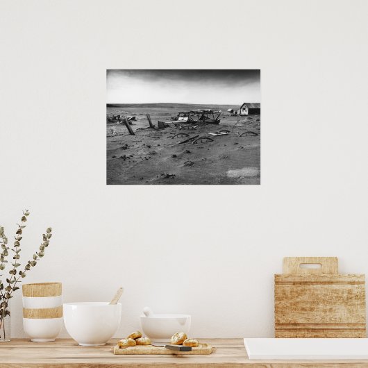 De stof Bowl Poster (Keuken)