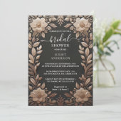 De stof fluweel kant linnen papier Vrijgezellenfee Kaart (Staand voorkant)