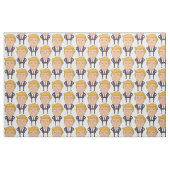 De stof is leuk met President Donald Trump. (Fat Quarter)