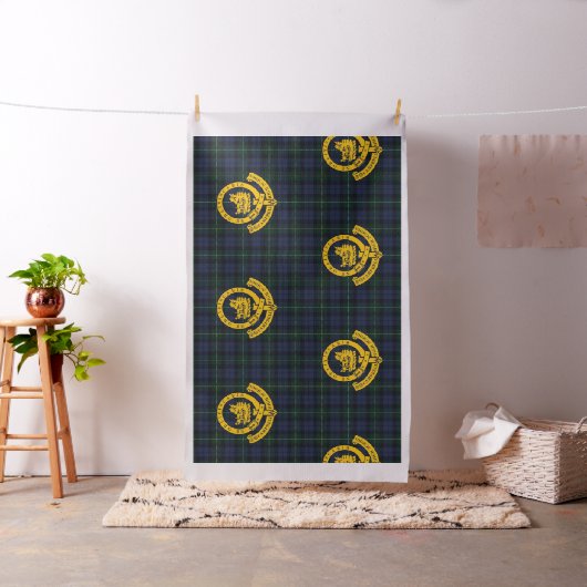 De stof: Tartan & Logo Stof (Voorbeeld)