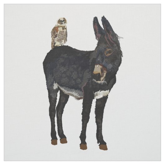 De Stof van de EZEL & van de UIL van de INDIGO (Swatch)