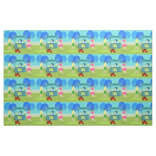 De Stof van de Tribune van de Limonade van Retro (Yard (91,4 cm))
