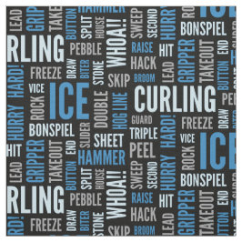 De Stof van het Jargon van de curling - Blauw en Z