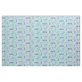 De Stof van het Jargon van de kromming - Groen en  (Yard (91,4 cm))