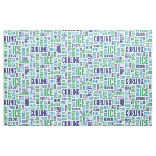 De Stof van het Jargon van de kromming - Groen en  (Fat Quarter)