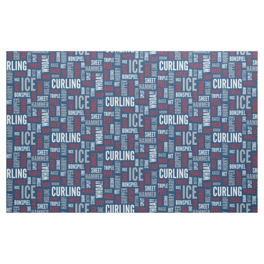 De Stof van het Jargon van de kromming - Rood, Wit (Fat Quarter)