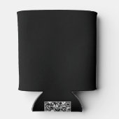 De stoffen afdichting bij Zazzle Mascot Logo Chara Blikjeskoeler (Achterkant)