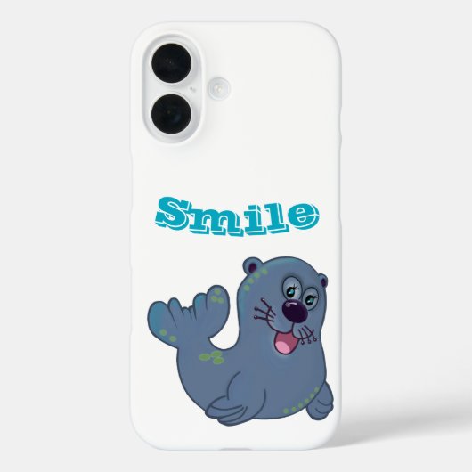 De stoffen afdichting bij Zazzle Mascot Logo Chara Case-Mate iPhone Case (Achterkant)
