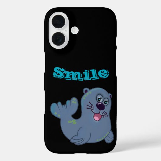 De stoffen afdichting bij Zazzle Mascot Logo Chara Case-Mate iPhone Case (Achterkant)