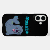 De stoffen afdichting bij Zazzle Mascot Logo Chara Case-Mate iPhone Case (Achterkant (horizontaal))