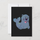 De stoffen afdichting bij Zazzle Mascot Logo Chara Kaart (Voorkant)