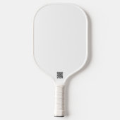 De stoffen afdichting bij Zazzle Mascot Logo Chara Pickleball Paddle (Achterkant)