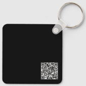 De stoffen afdichting bij Zazzle Mascot Logo Chara Sleutelhanger (Achterkant)