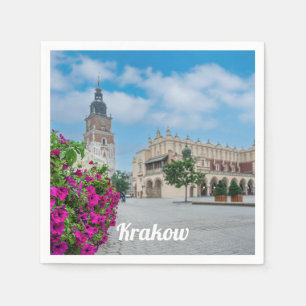 De stoffen hal op het centrale plein in Krakau, Po Servet