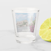 De stoffen hal op het centrale plein in Krakau, Po Shot Glas (Achterkant)