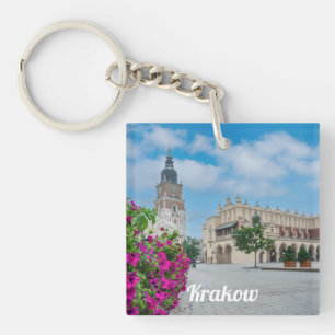 De stoffen hal op het centrale plein in Krakau, Po Sleutelhanger