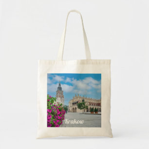 De stoffen hal op het centrale plein in Krakau, Po Tote Bag