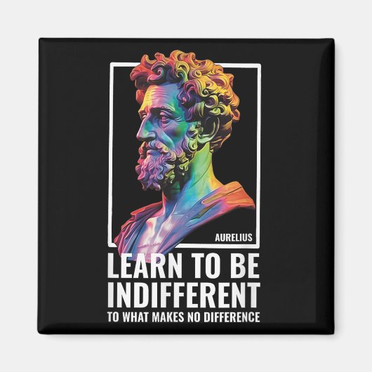 De stoïcijnse filosoof Marcus Aurelius Magneet (Voorkant)
