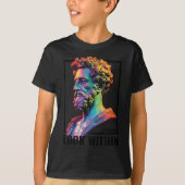 De stoïcijnse filosoof Marcus Aurelius Qu T-shirt (Voorkant)