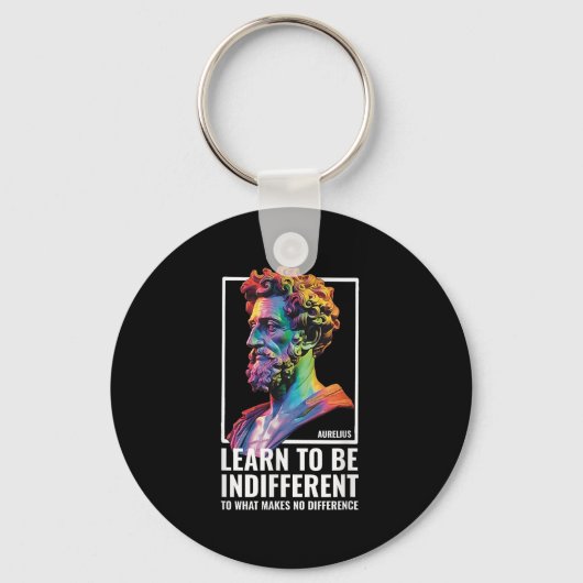 De stoïcijnse filosoof Marcus Aurelius Sleutelhanger (Voorkant)