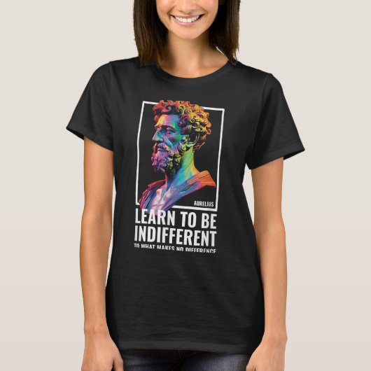 De stoïcijnse filosoof Marcus Aurelius T-shirt (Voorkant)