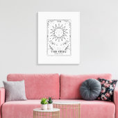 De Stoïcijnse Tarotkaart: Innerlijke Vrede Canvas Afdruk (Insitu (Woonkamer))