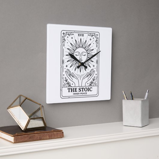 De Stoïcijnse Tarotkaart Vierkante Klok (Kantoor)
