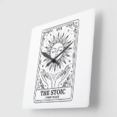 De Stoïcijnse Tarotkaart Vierkante Klok (Hoek)