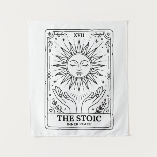 De Stoïcijnse Tarotkaart Wandkleed (Voorkant)
