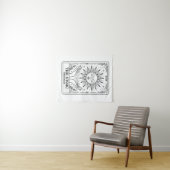 De Stoïcijnse Tarotkaart Wandkleed (In Situ (horizontaal))