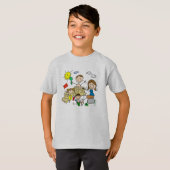 De stok stelt de Pret van het Strand van de Famili T-shirt (Voorkant volledig)