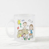 De stok stelt de Pret van het Strand van de Matglas Koffiemok (Links)