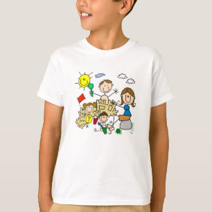 De stok stelt de Pret van het Strand van de T-shirt