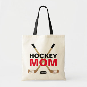 De Stokken en de Puck van het Hockey van het Mamma Tote Bag