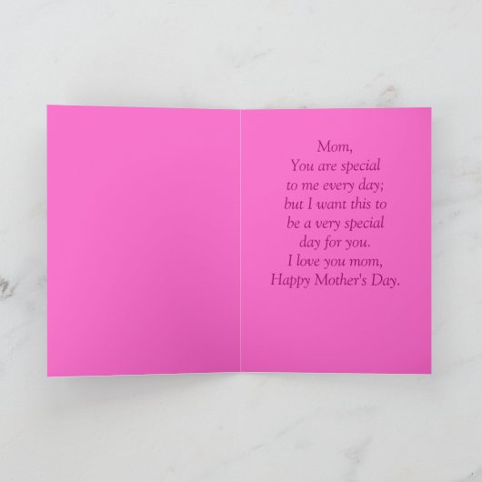 De stokroos pop-past aan kaart (Binnen)