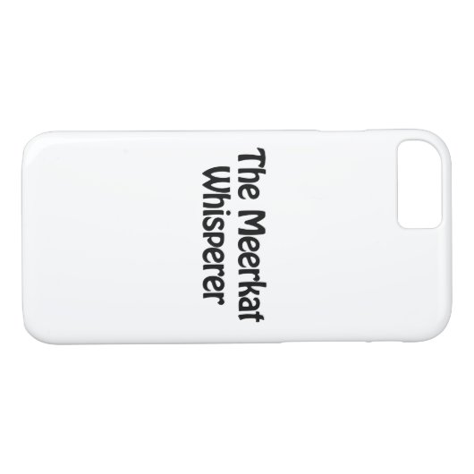 de stokstaartjesfluisteraar Case-Mate iPhone case (Achterkant (Horizontaal))