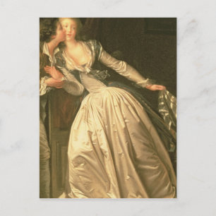 De Stolen Kiss, c.1788 Briefkaart